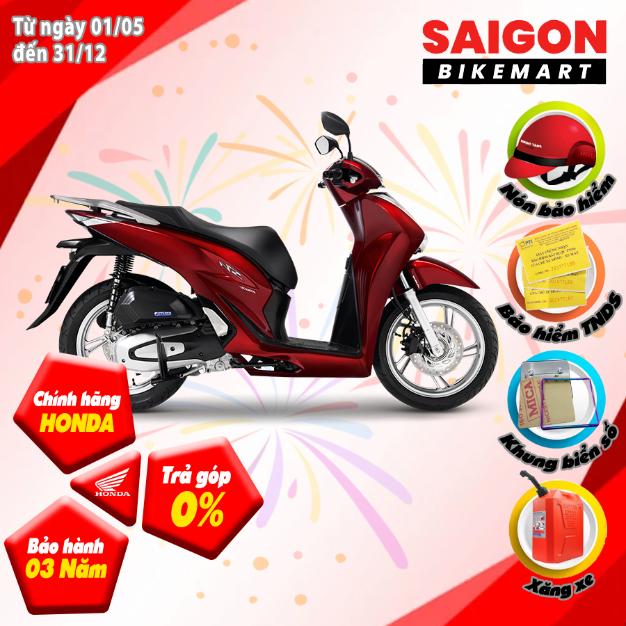 Xe máy Honda SH 150i Phiên Bản Tiêu Chuẩn CBS 2022