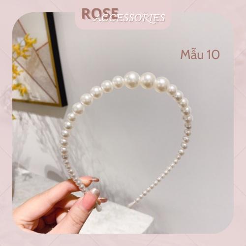 Bờm tóc ngọc trai nhân tạo phong cách Hàn Quốc Rose.Accessories mã B01