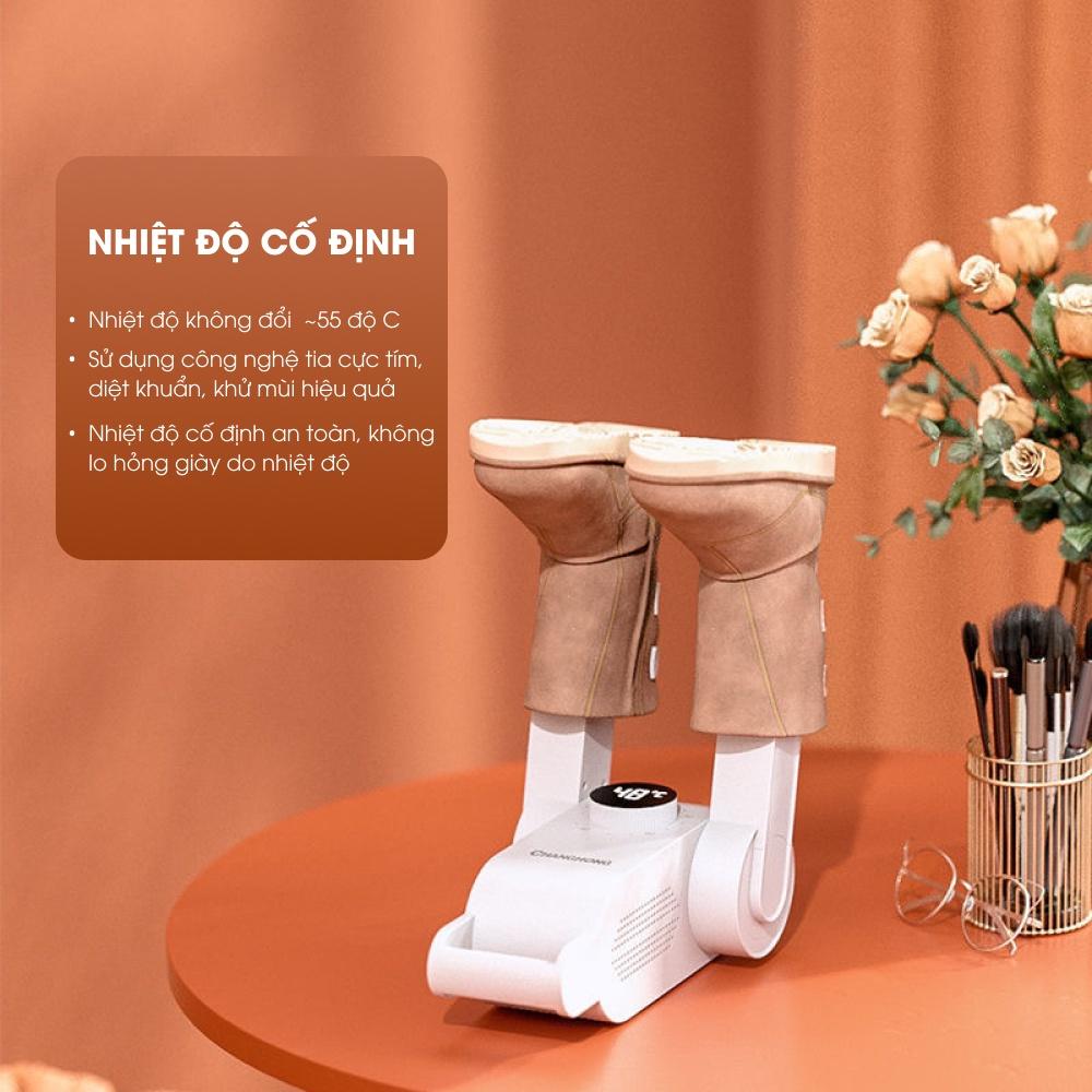 Máy Sấy Giày , Làm Khô, Khử Mùi, Tia Cực Tím Khử 99% Vi Khuẩn Thông Minh Hàng Cao Cấp