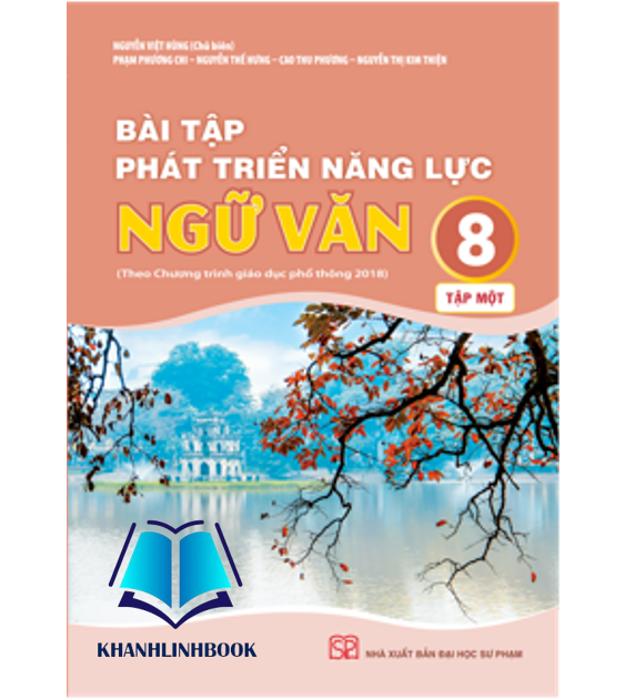 Sách - Combo Bài tập phát triển năng lực Ngữ Văn 8 tập 1 + 2