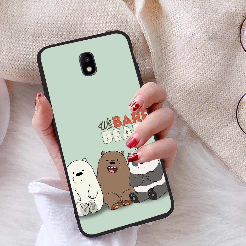 Ốp lưng dành cho Samsung Galaxy J5 Pro viền dẻo TPU bộ sưu tập Chúng ta là gấu - Hàng chính hãng