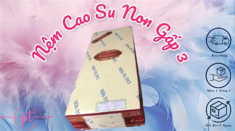 Nệm Cao Su Non Cao Cấp Casumax Gấp 3 Dày 5CM - 10CM Kích Thước 80cn/1m/1m2/1m4/1m6/1m8 Đủ Size