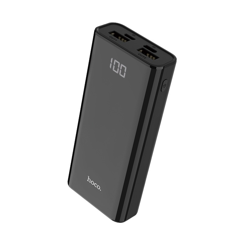 Pin sạc dự phòng hoco J45 dung lượng 10.000mah hỗ trợ 2 cồng sạc hàng chính hãng