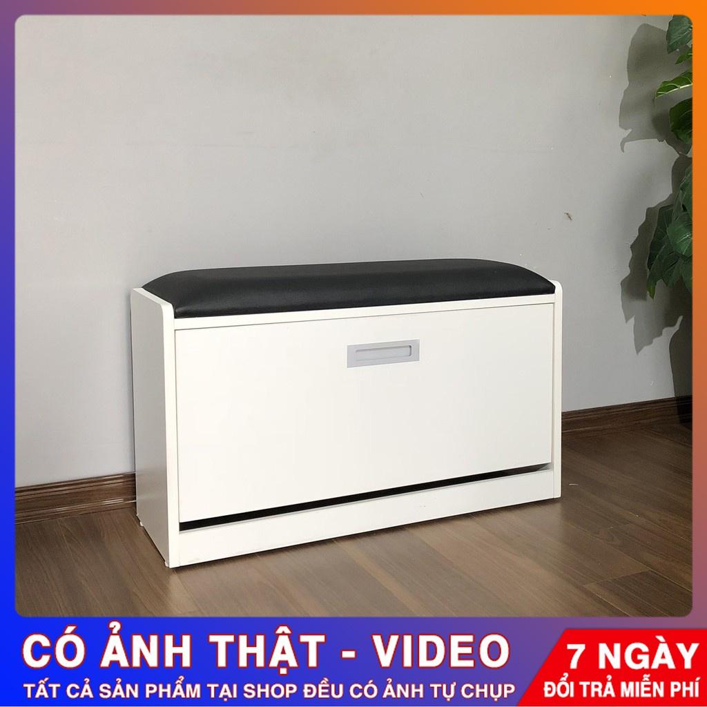 Tủ Giày Thông Minh 3 Tầng Có Ghế Ngồi Để Được Giày Cao Gót Ngang 80cm 