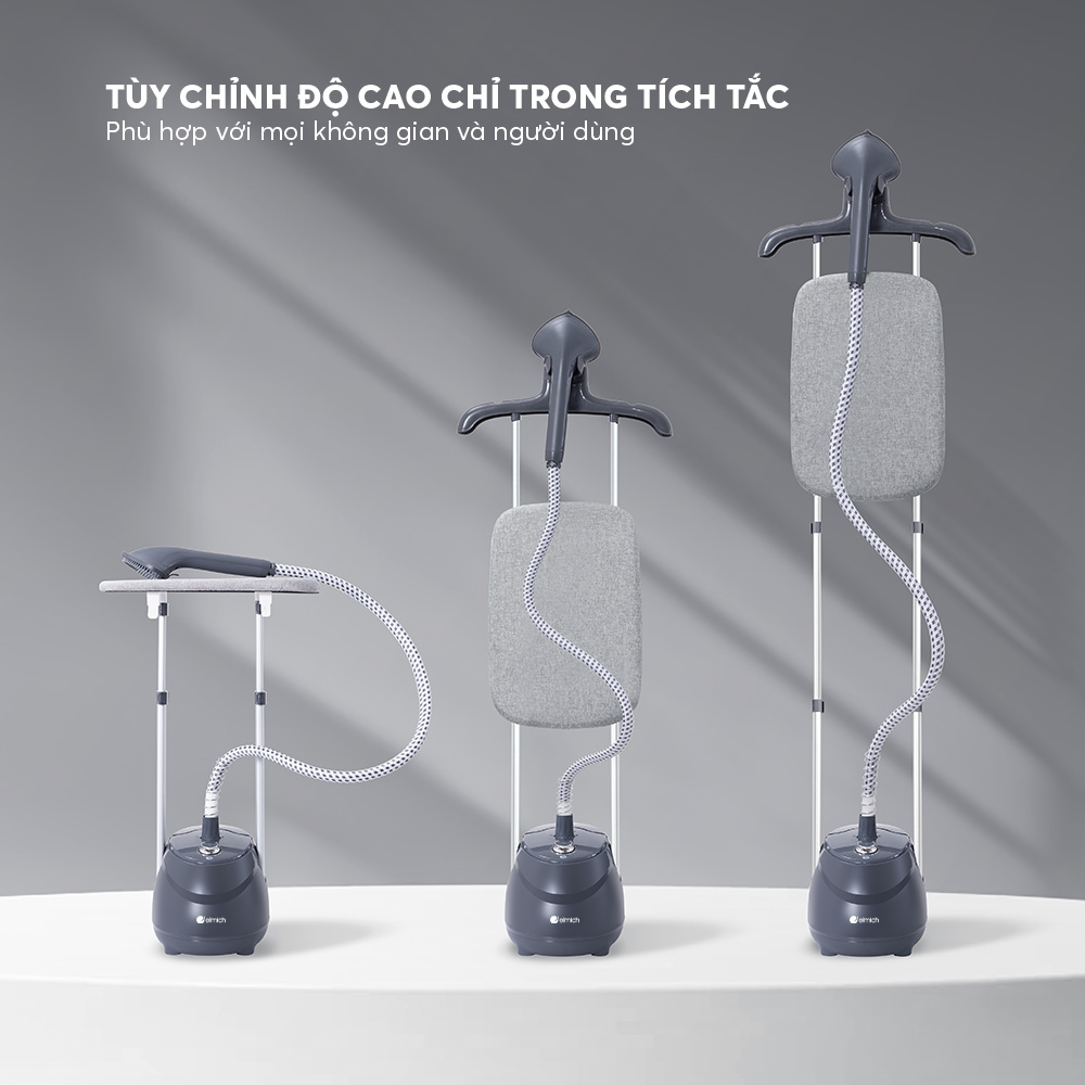 Bàn Ủi Hơi Nước Đứng Elmich GSE9167 2000W 1.7L, Hàng Chính Hãng, 2 Chiều, 10 Mức Hơi Phun - JoyMall