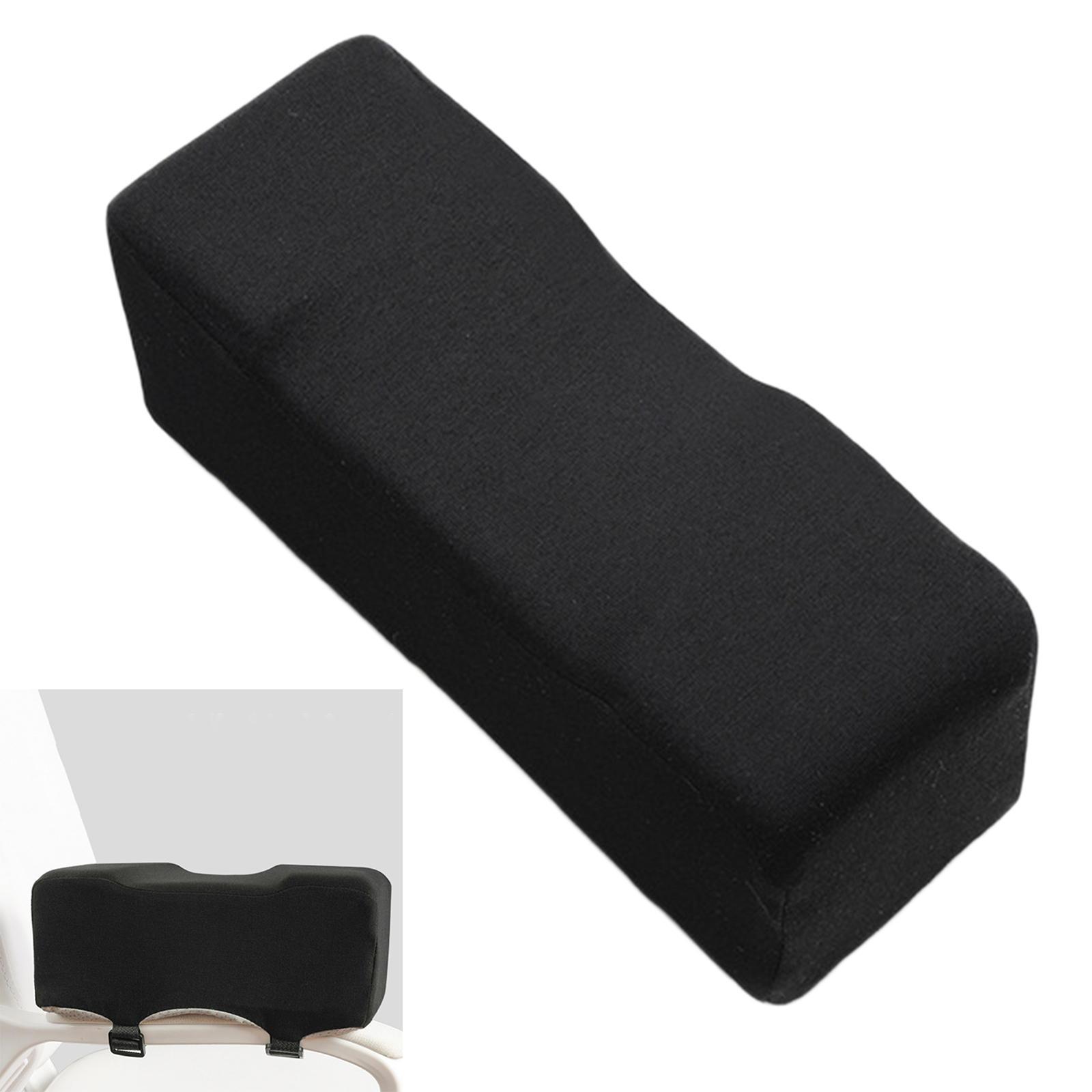 Black Comfort Arm Rest Pillow Memory Foam Chair Armrest Pad Elbow Pillow