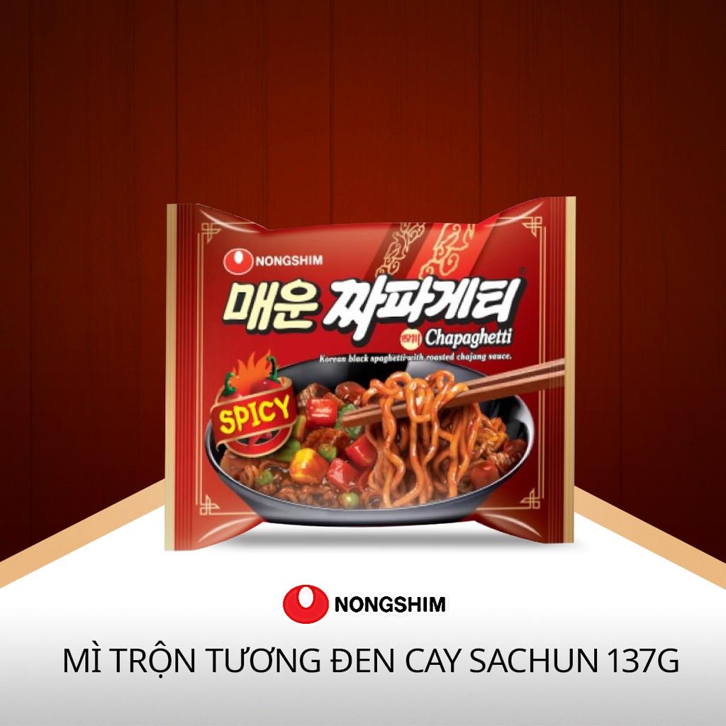 Mì Tương Đen Nongshim Cay Chapagetti Sachun 137g - Hàn Quốc