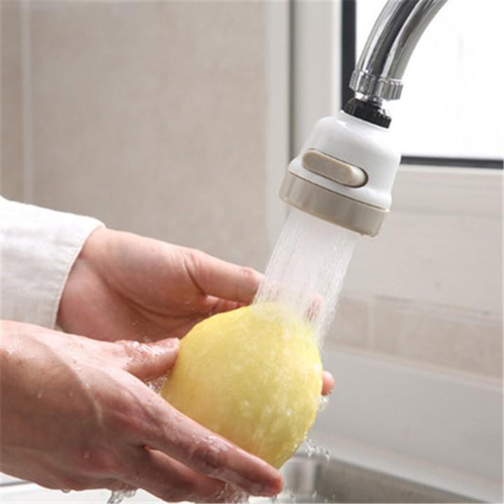 Đầu vòi rửa bát tăng áp 3in1 3 chế độ nước xoay 360 độ đa chức năng dễ dàng điều chỉnh chất liệu Thép không gỉ cao cấp