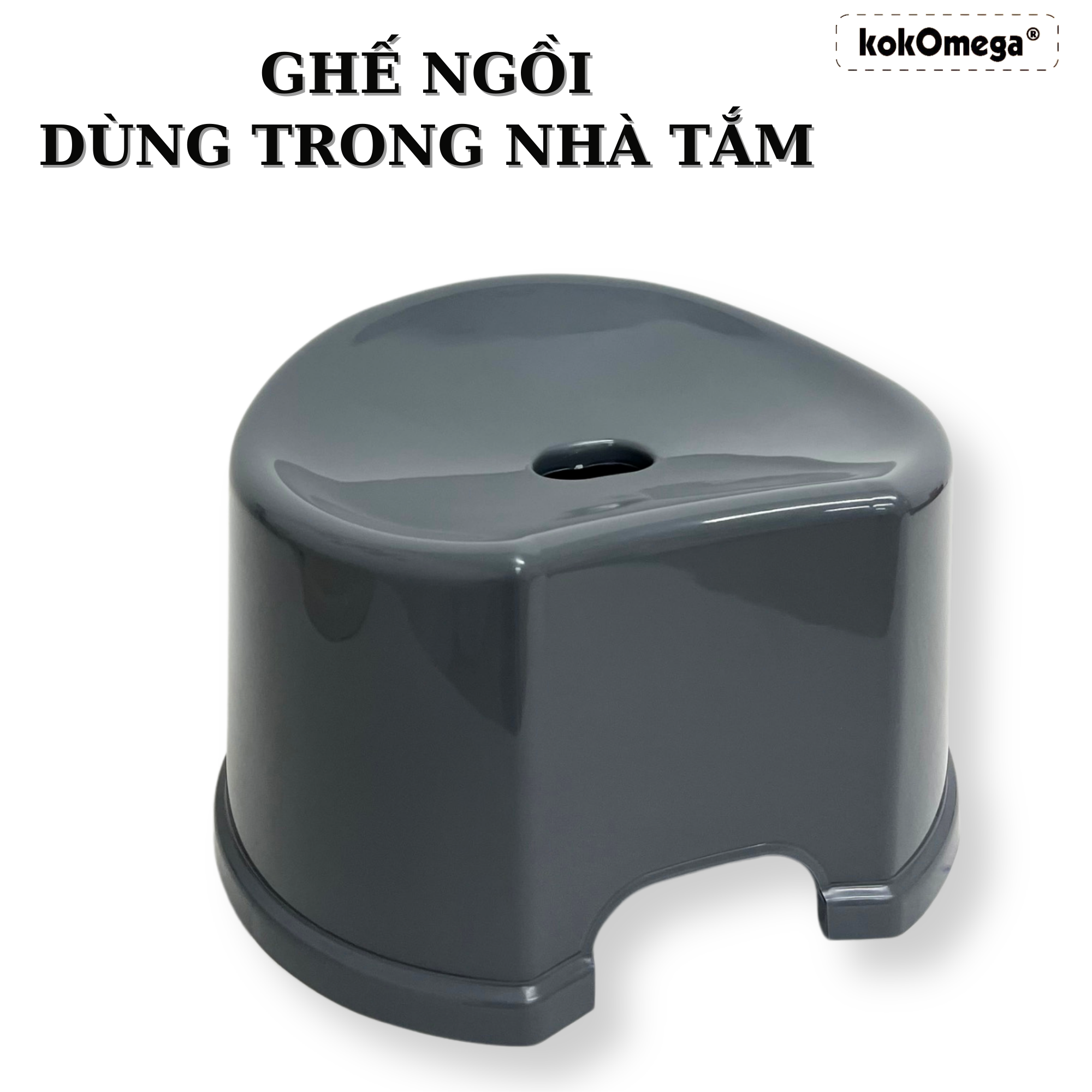 Bàn Học Sinh, Ghế Nhựa Nhà Tắm Chống Trơn Trượt, Ghế Trẻ Em Bằng Nhựa Cao Cấp Dày Dặn kokOmega Hàn Quốc