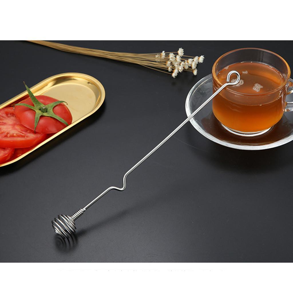Stainless Steel Honey Dipper Spoon Stirring Stick Bar Stirring Stick 24.5cm