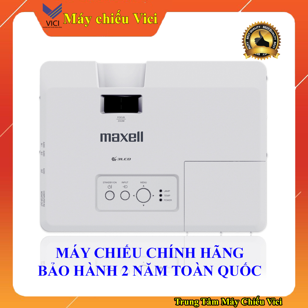 Máy chiếu Maxell MC-EX303E - Hàng chính hãng, độ sáng cao, ảnh sắc nét phù hợp văn phòng, cafe, bóng đá