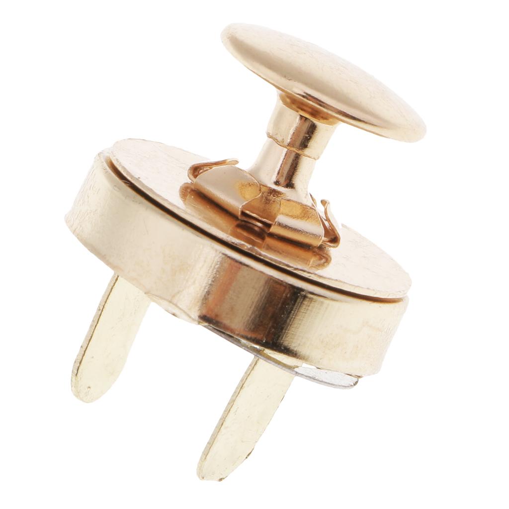 20 Bộ 18 Mm Kim Loại Từ Khóa Nút Túi Ví Cầm Vàng Bạc