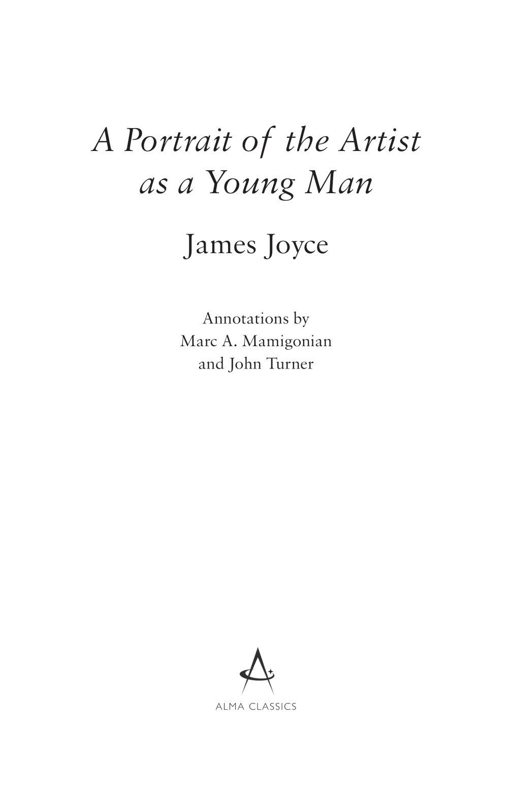 A Portrait Of The Artist As A Young Man