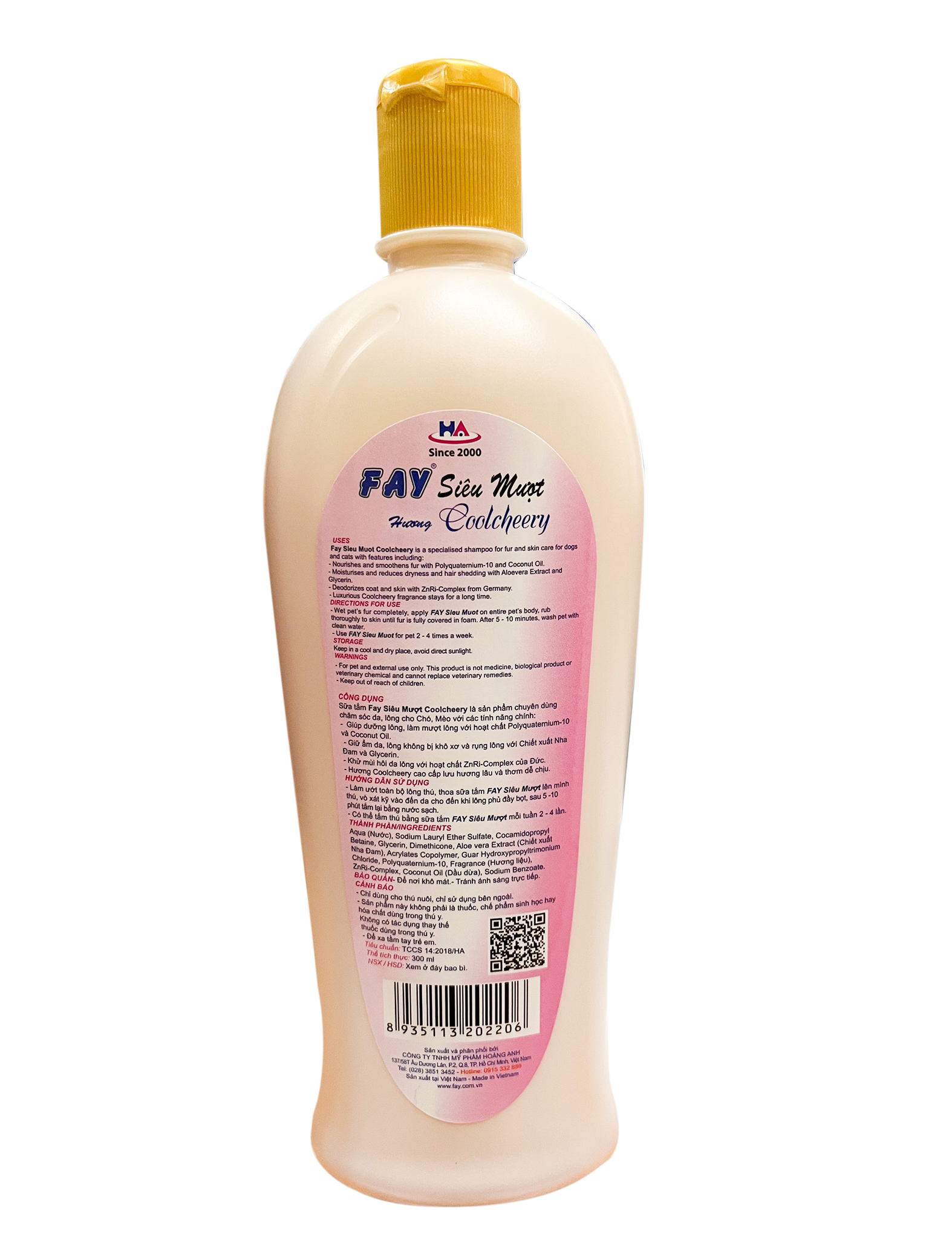 Sữa tắm Fay Siêu mượt Coolcheery 300ml