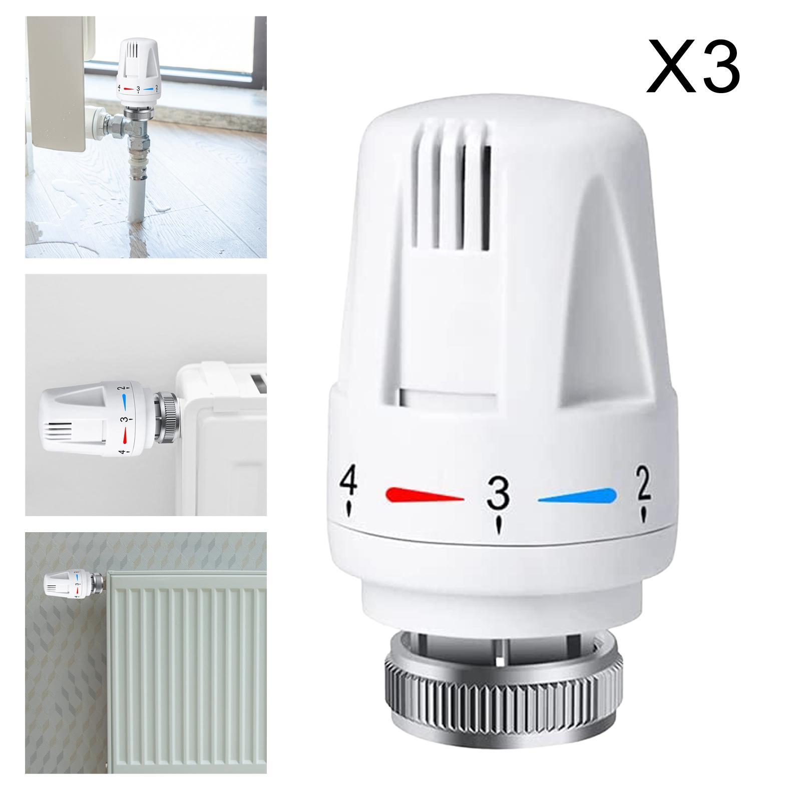 3/4/6Pcs Thermostatic Replacement Temperature Controller Adjustable