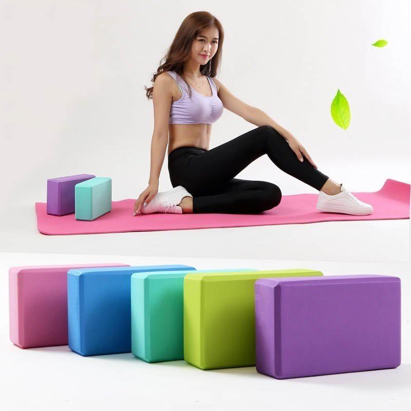 Sale- Gạch gối tập yoga PVC