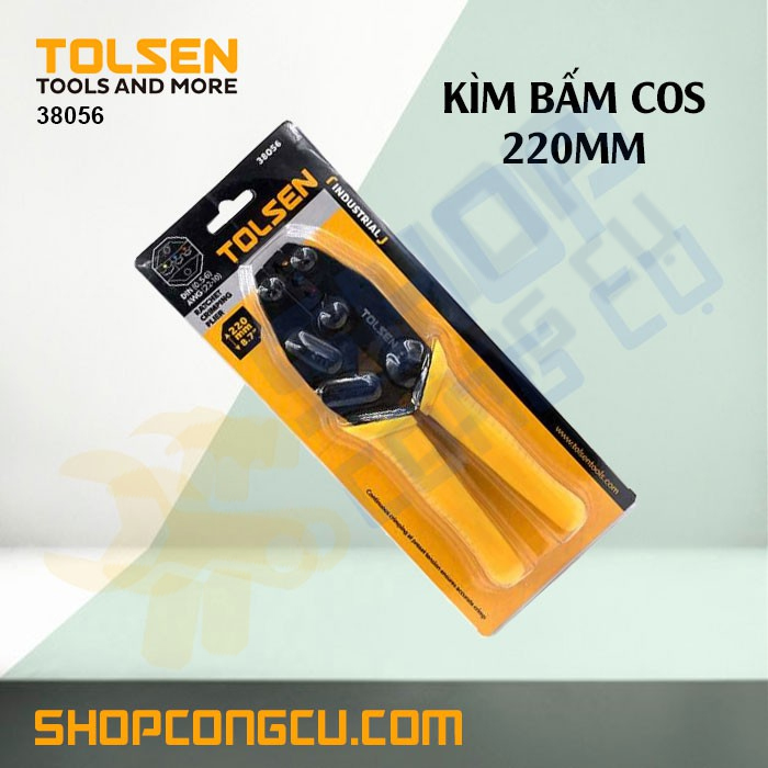 Kìm bấm cos 220mm Tolsen 38056