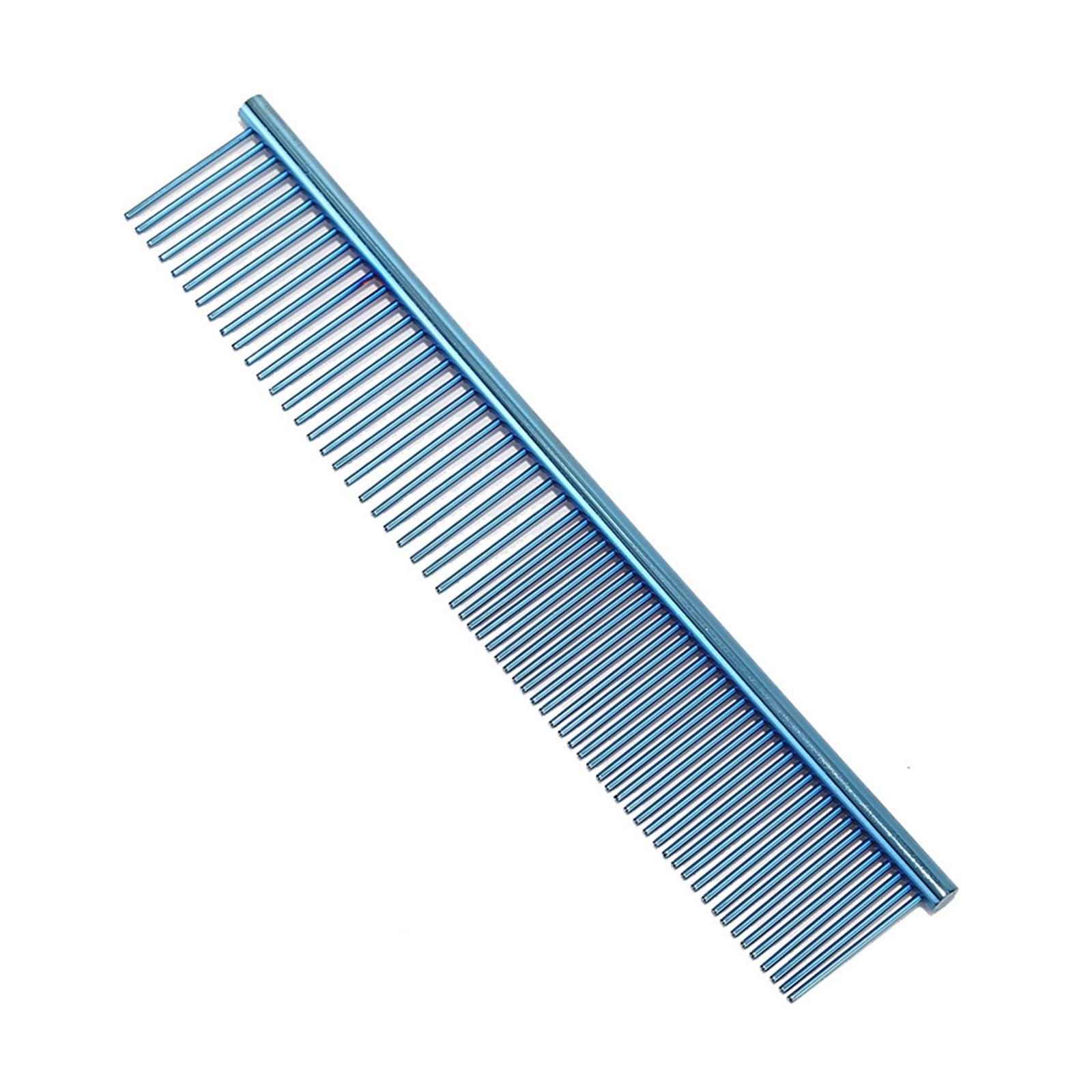 Dog Comb Cat Comb Shedding for Removing Tangles and Knots Pet Blue