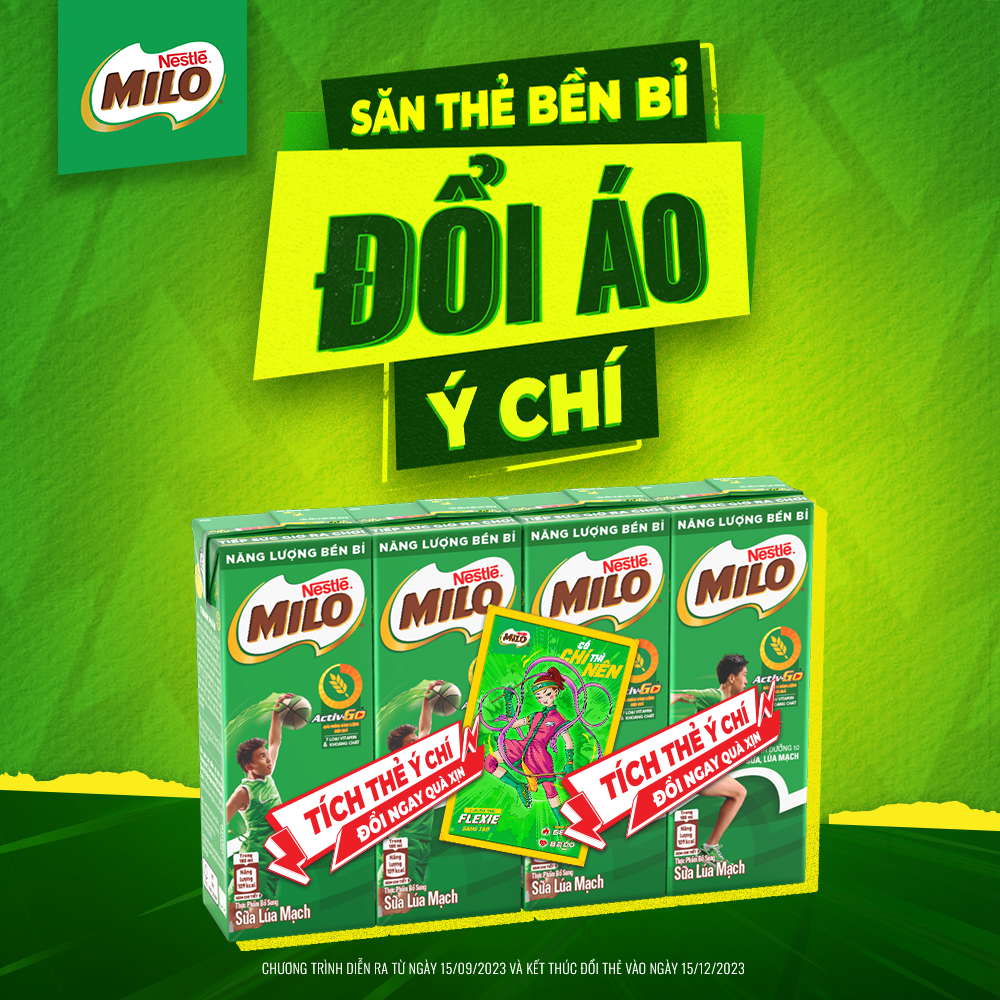 Thùng 48 Hộp Sữa Nestlé MILO Nước