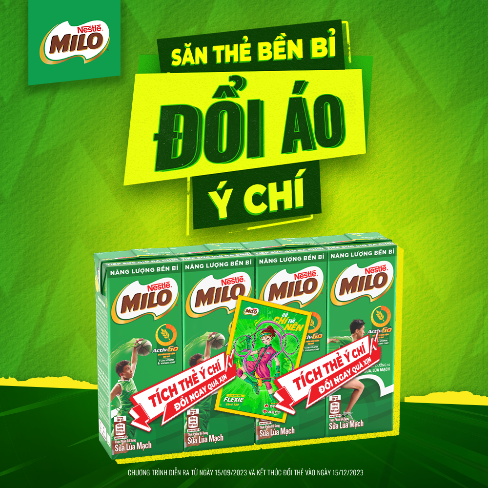 Thùng 48 Hộp Sữa Nestlé MILO Nước (180ml / Hộp)