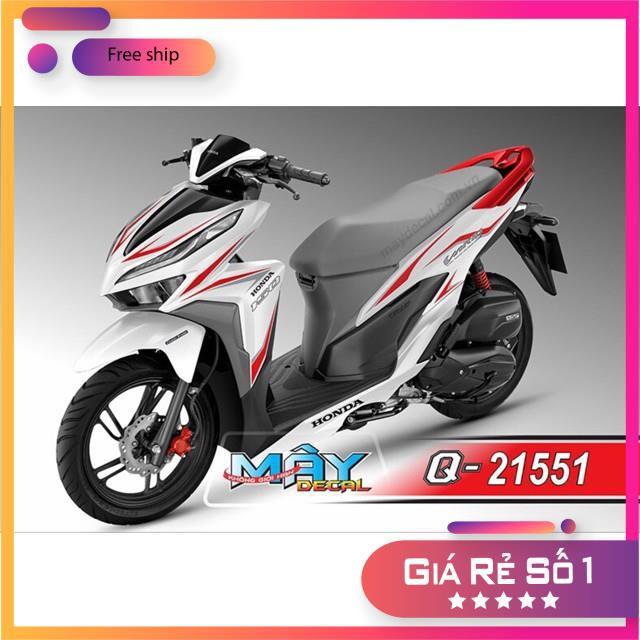 Tem rời dành cho Vario trắng đỏ