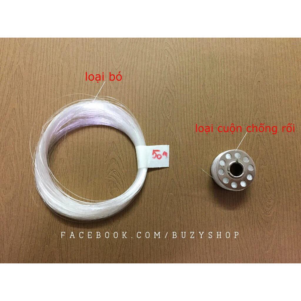Dây cước không dãn xỏ hạt, cước tơ siêu mảnh