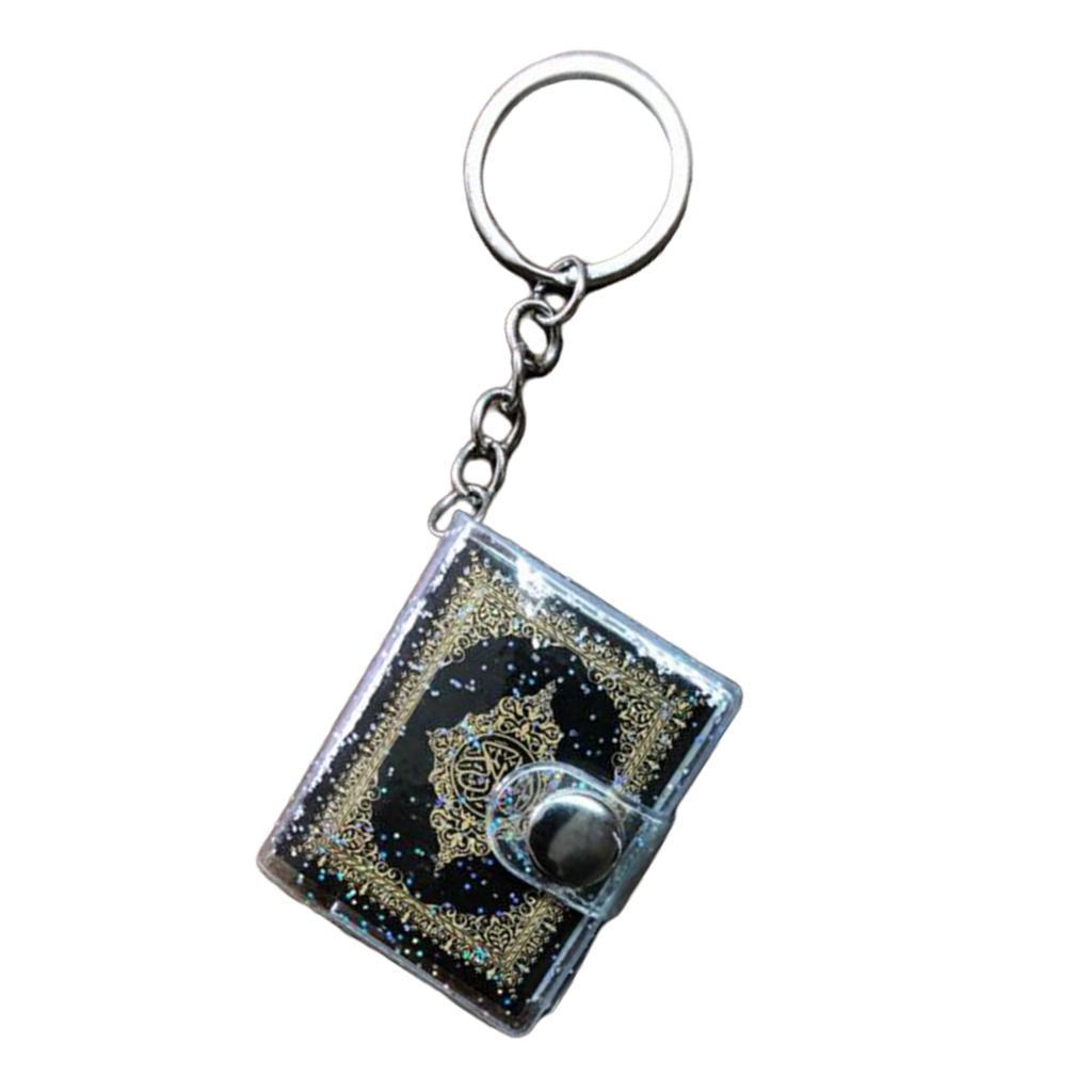 2x Islam Ark  Book Keychain Arabic Religious Keyring  Purse Decor