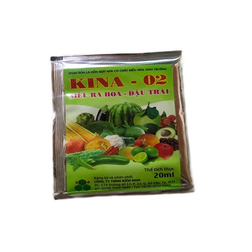 Phân bón làm dai cuốn trái, cuốn hoa 20ml