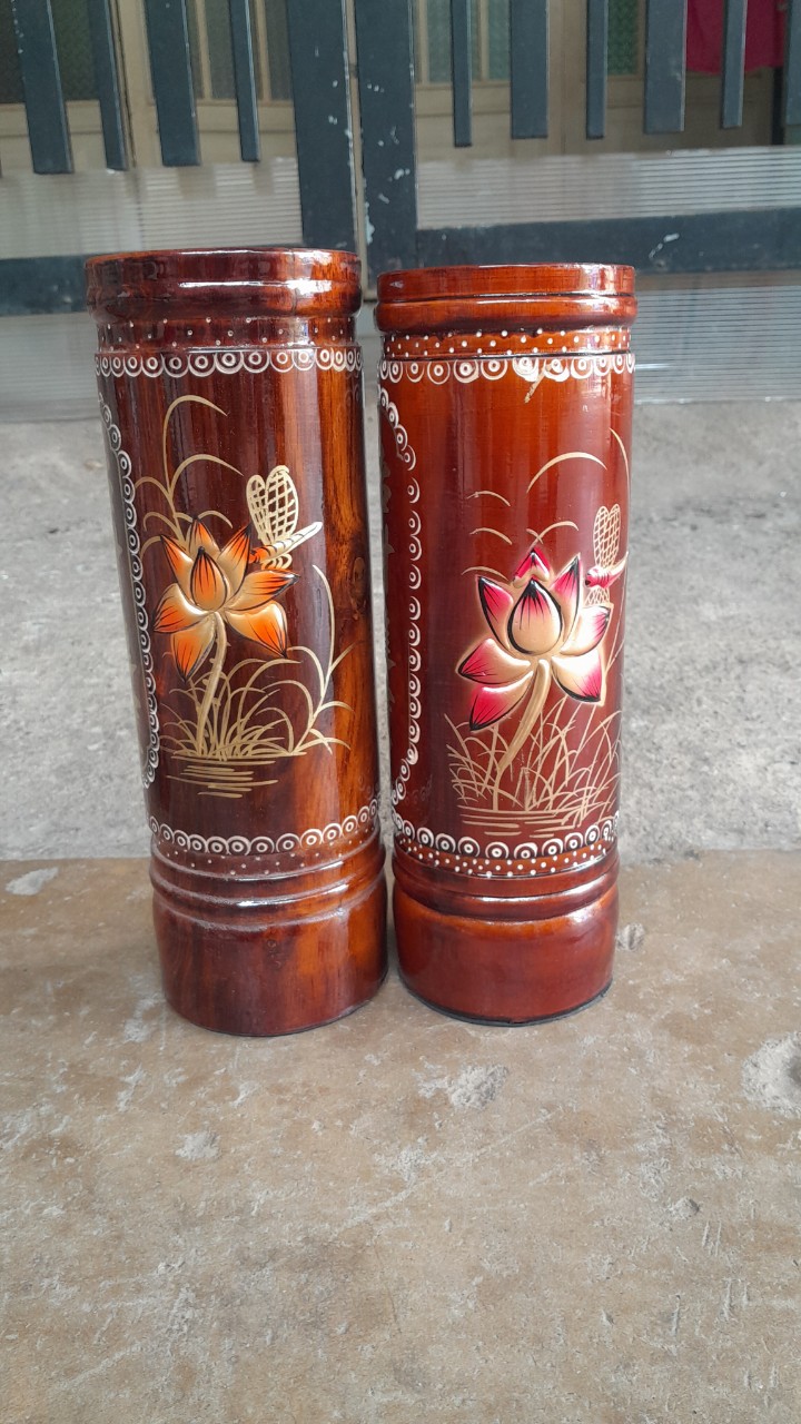 Ống Nhang gỗ cao cấp cao 25cm