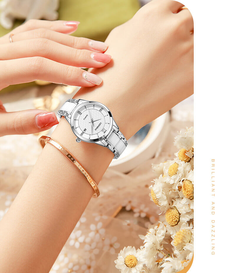 Đồng hồ nữ chính hãng LEONIDAS LD80126-2 Kính sapphire ,chống xước ,Chống nước 30m ,Bh 24 tháng,Máy điện tử