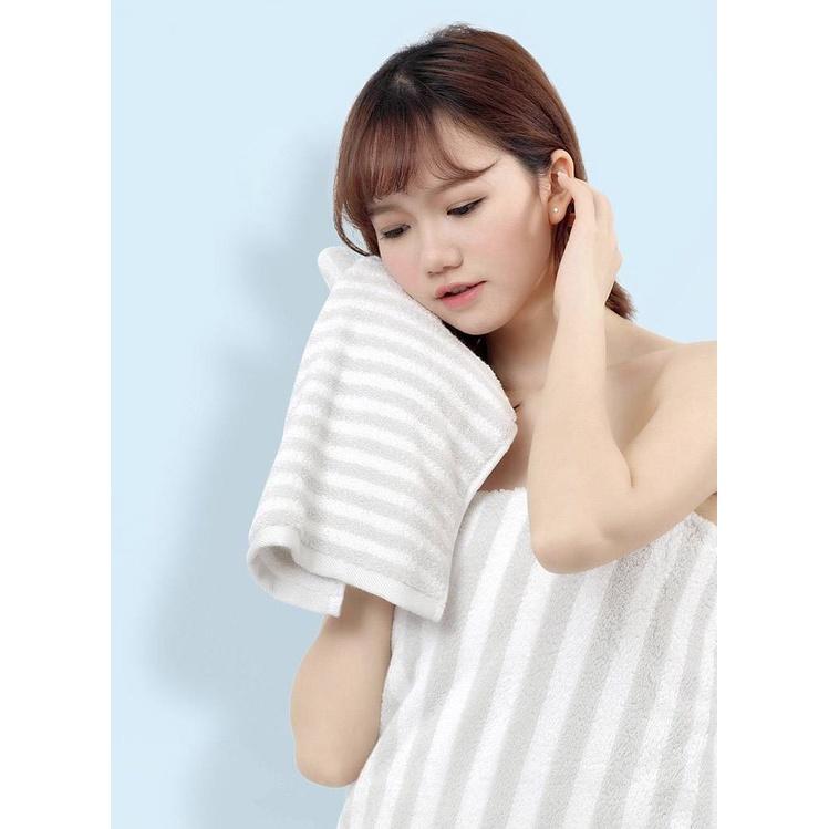 Set khăn sọc 100% cotton mềm mịn thấm hút cho khách sạn, kích thước 70x140cm xuất khẩu Hàn Quốc Nhật Bản OLYMPUS