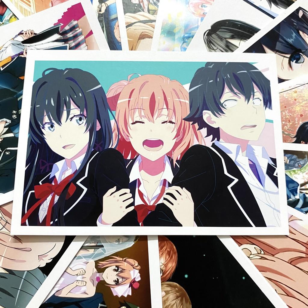 Bộ 20 tấm postcard Yahari Ore no Seishun Love Comedy wa Machigatteiru