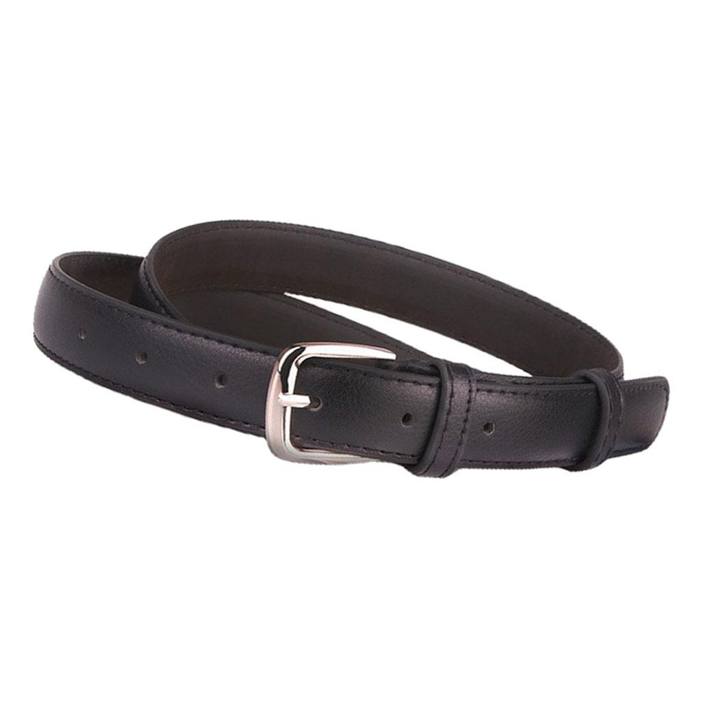 Womens Fashion Casual Belt PU Leather Waist Belt Single Prong Buckle Belt