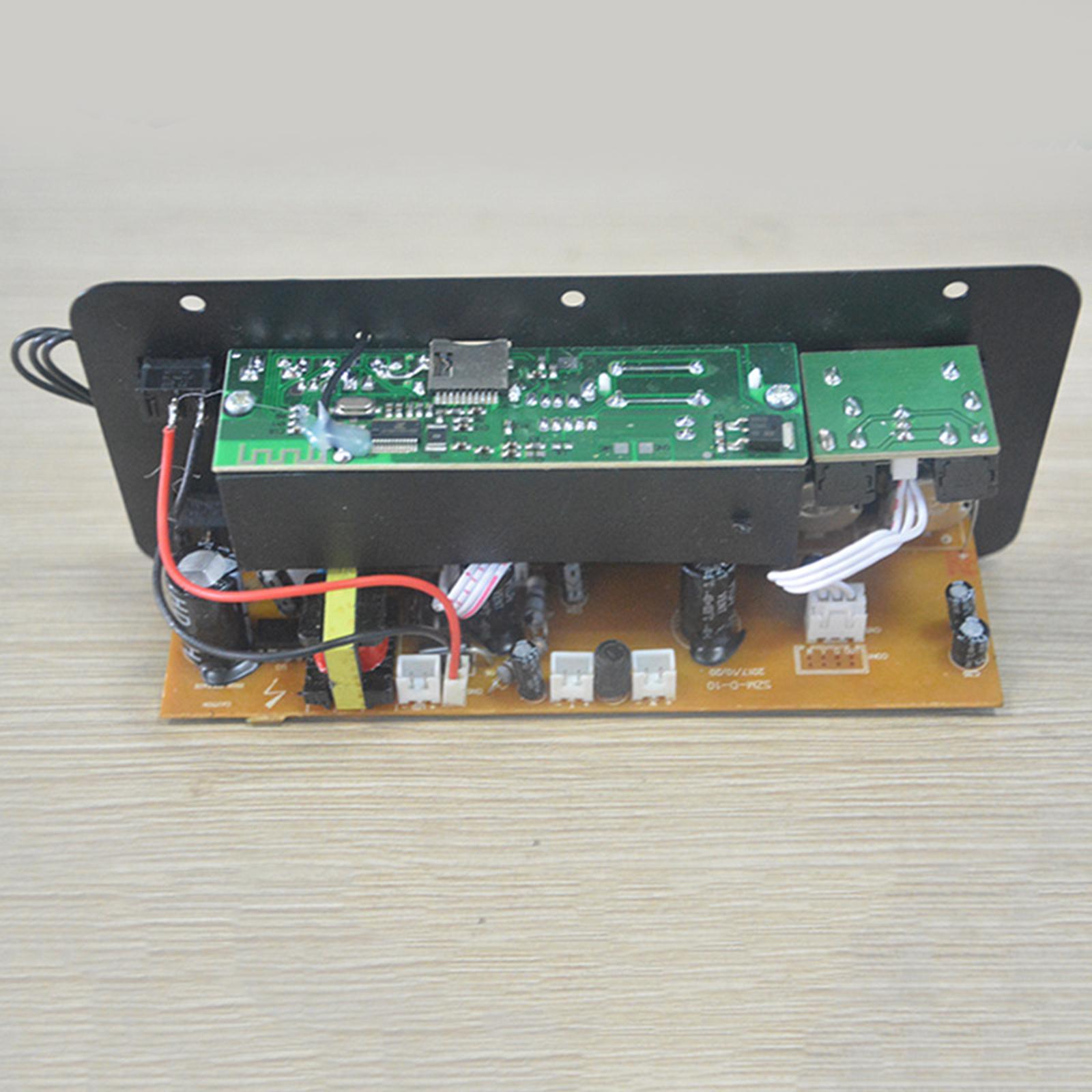 5 Inch 220V Stereo Bluetooth  Bass Power AMP Handsfree USB AUX
