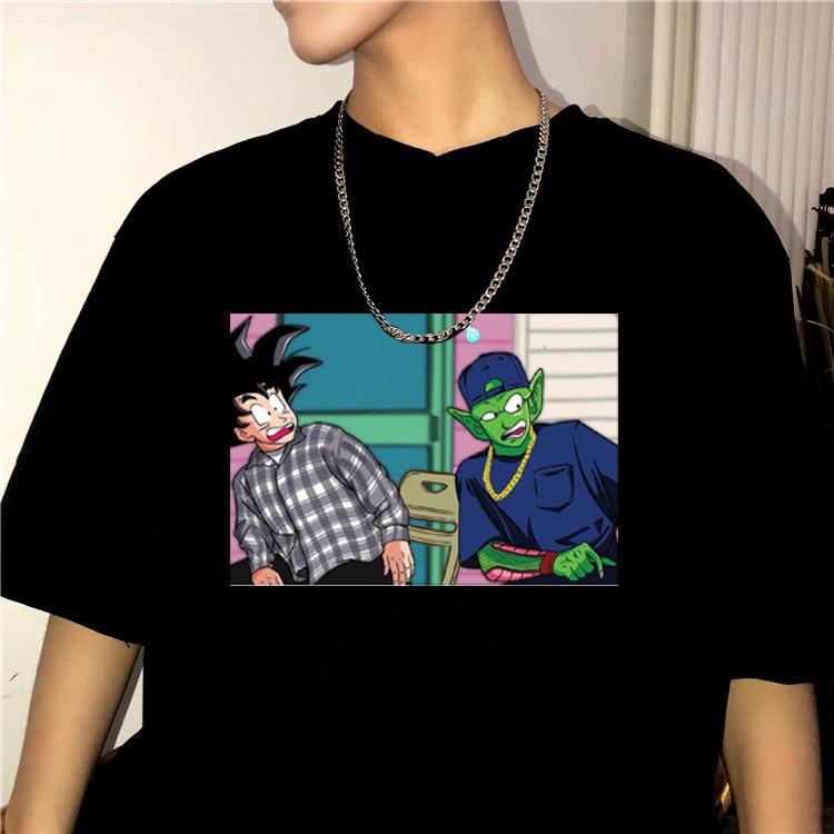 ÁO THUN TAY LỠ NAM NỮ SONGOKU FUNNY
