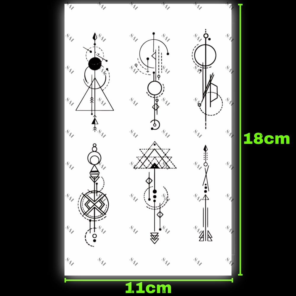 Hình xăm tạm biểu tượng mũi tên, 100% chống nước, Hình xăm ma thuật, Xăm giống Inkaholic