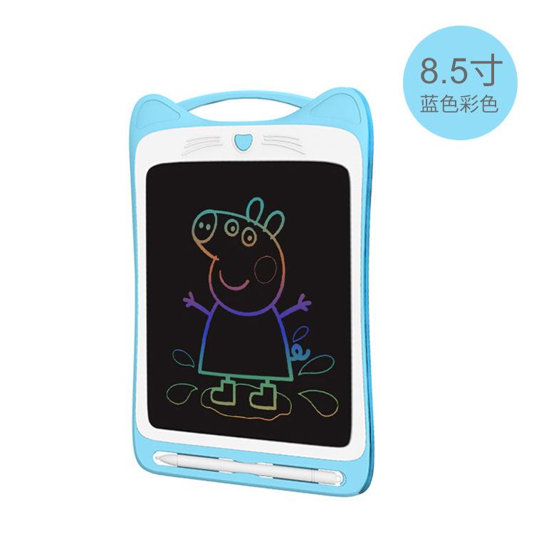 Bảng chữ viết tay LCD trong suốt 12 inch mới khuyến mại bảng vẽ graffiti dành cho trẻ em bảng vẽ điện tử màu bảng vẽ mèo con cho bé bảng đen nhỏ