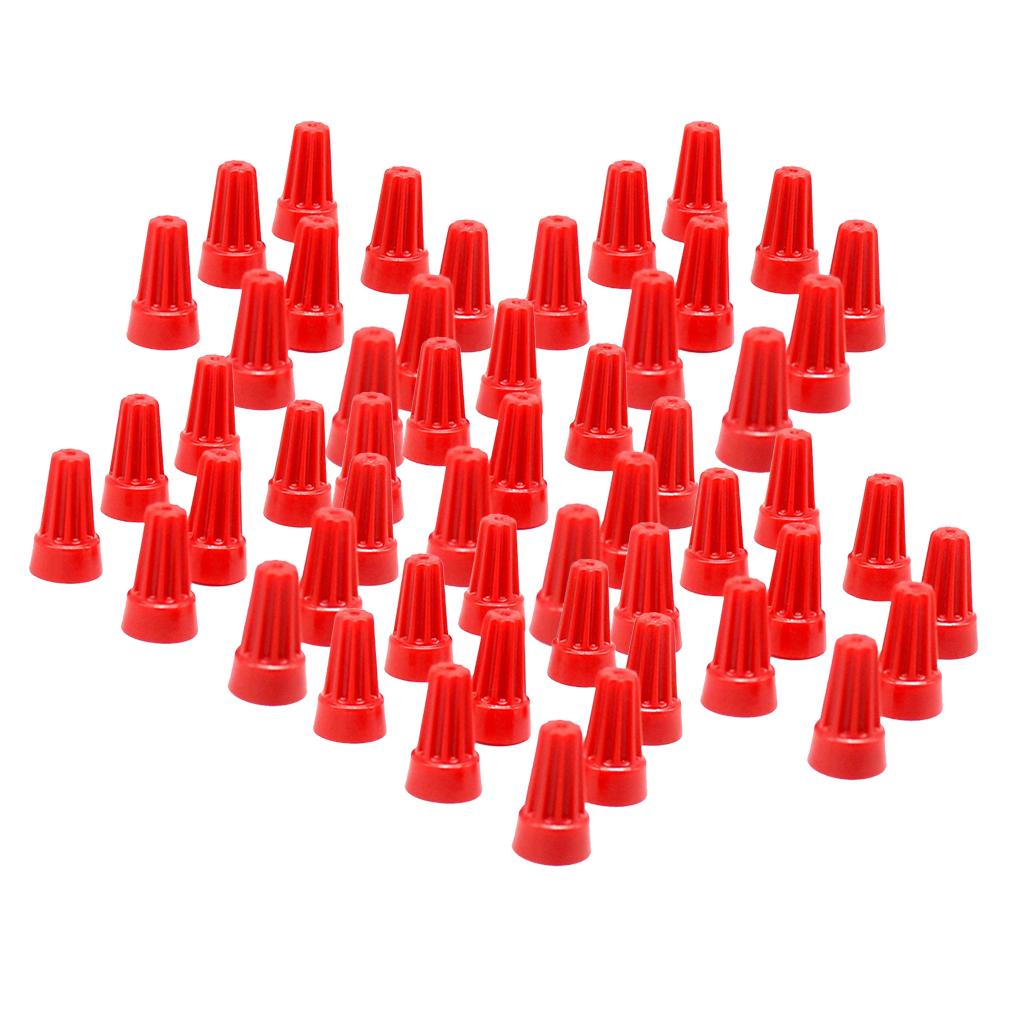 100PCS Winged Wire Connectors Twist-On Easy Screw On Caps Blue Assortment