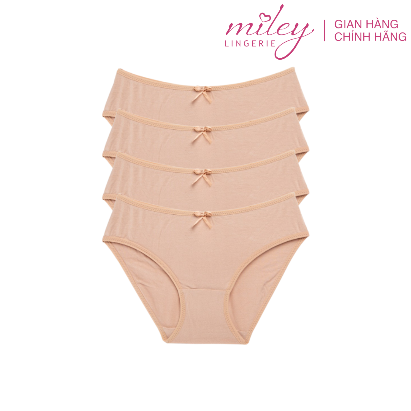 Combo 4 Quần Lót Nữ Modal Màu Da - BCS0904