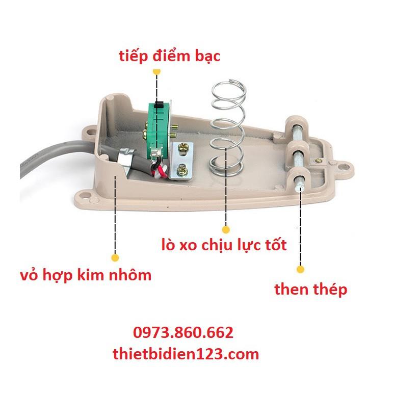 Công tắc đạp chân vỏ nhôm - công tắc đạp chân loại tốt