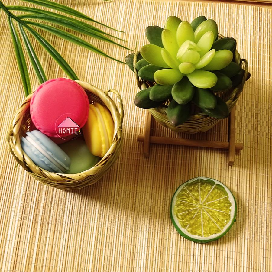 Cần xé nhỏ trang trí bàn xinh xắn