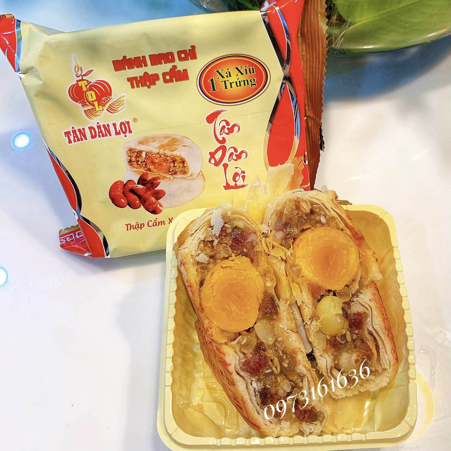 Bánh Bao Chỉ Thập Cẩm Tân Dân Lợi - 200g/1 trứng muối - Bao ngon - Bao date mới