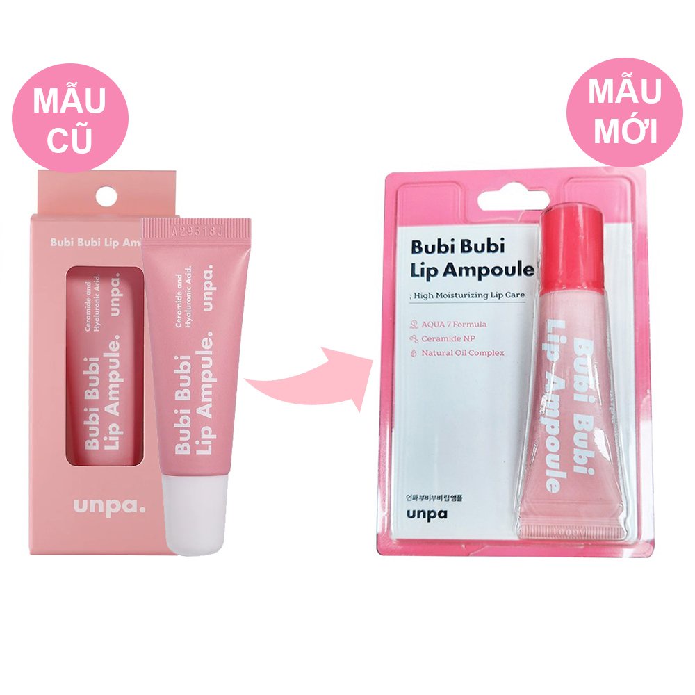 Son Dưỡng Môi Dưỡng Ẩm Căng Mọng Unpa Bubi Bubi Lip Ampule 10g