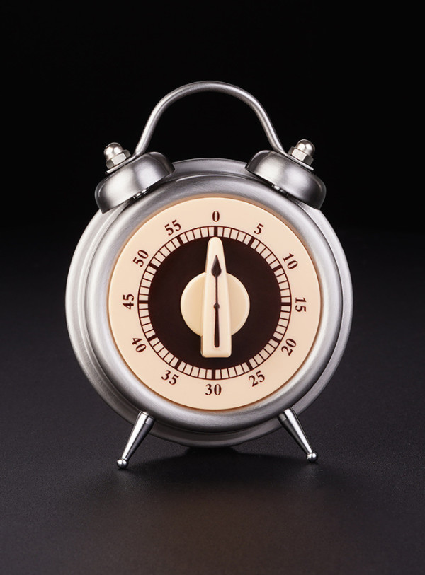 Đồng hồ hẹn giờ nhà bếp inox - 8.5x10.5cm, 146g