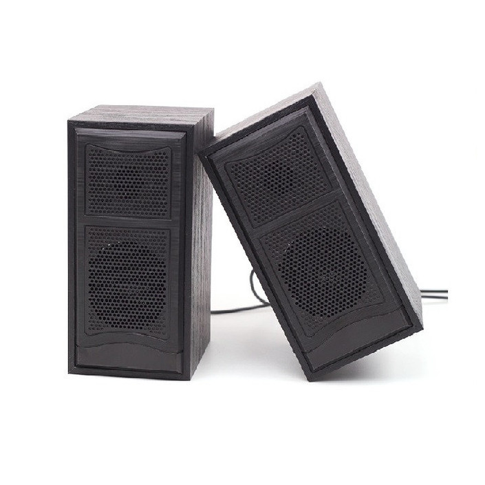 Cặp loa vi tính 2.0 Vỏ gỗ FT-102 P310 - Màu ngẫu nhiên - Hàng nhập khẩu