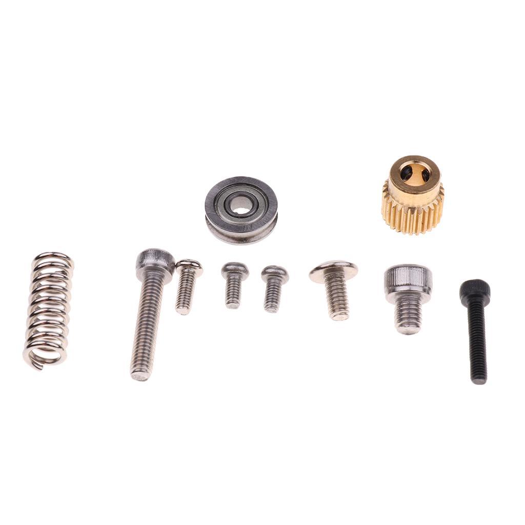 MK8 Extruder Aluminum Frame Block DIY Kit for 3D Printer