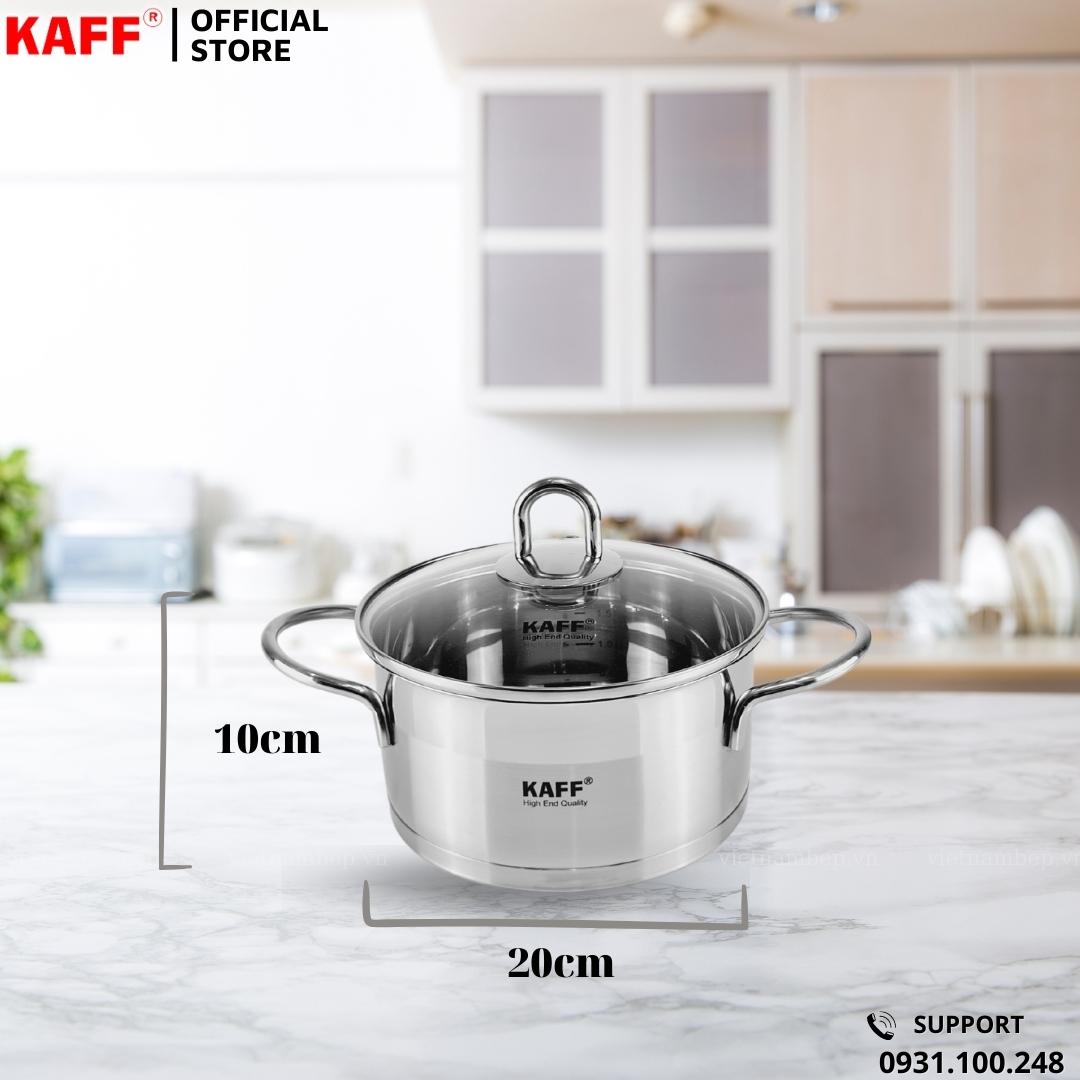 Nồi Inox cao cấp KAFF KF-ST09304 size 20x10cm-Hàng chính hãng