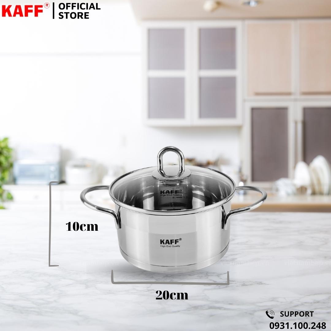 Nồi Inox cao cấp  KAFF KF-ST09304 size 20x10cm-Hàng chính hãng