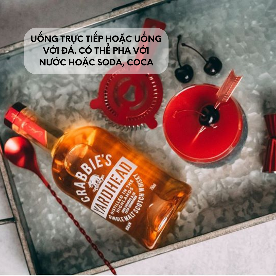 Rượu Whisky Crabbies Yardhead SM Scoth Whisky 40% 700ml