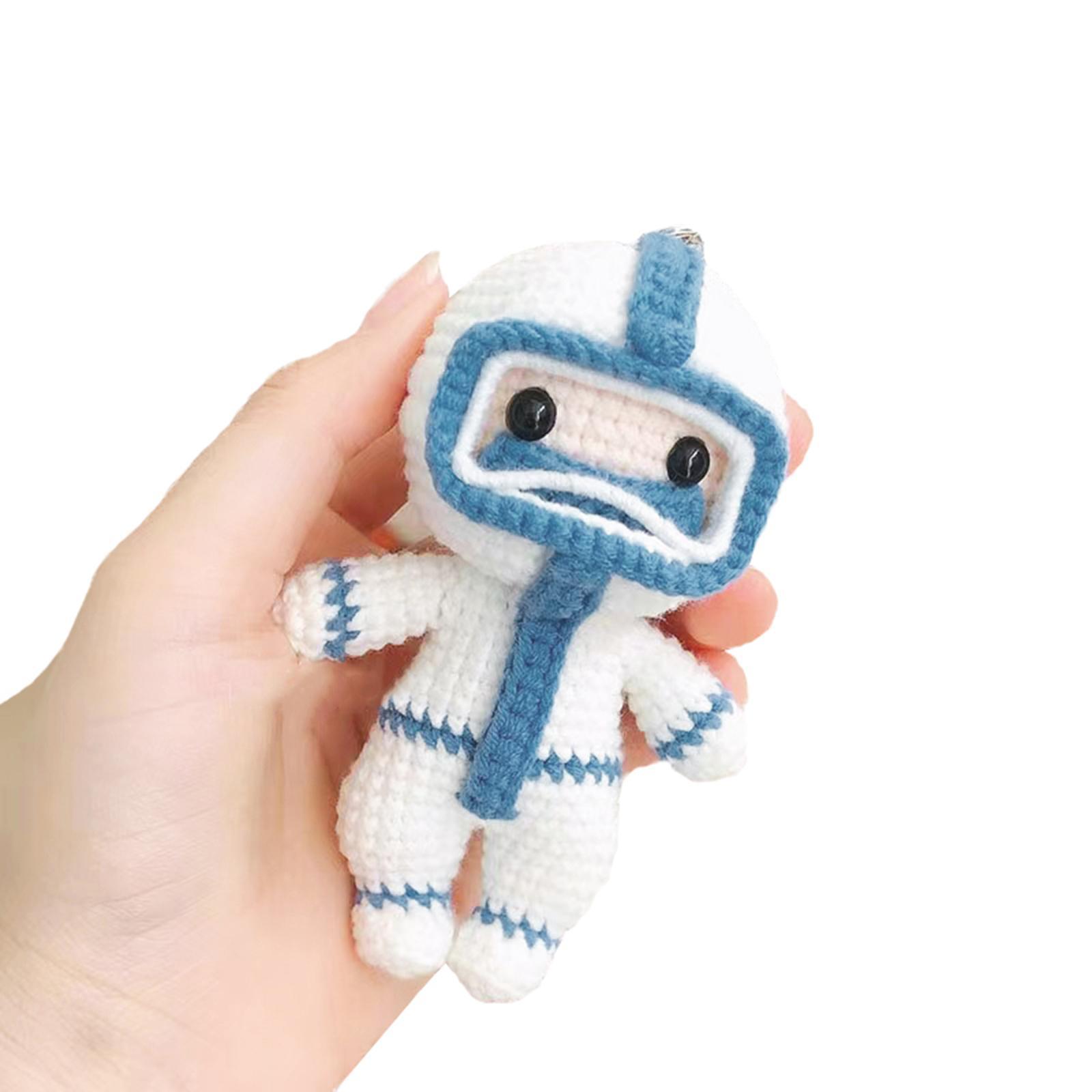Handmade Crochet Kit for Beginner Crocheting Crafts Make Your Own Doll Starter Pack Hand Knitting Toy Accessories DIY for Experts Knitting
